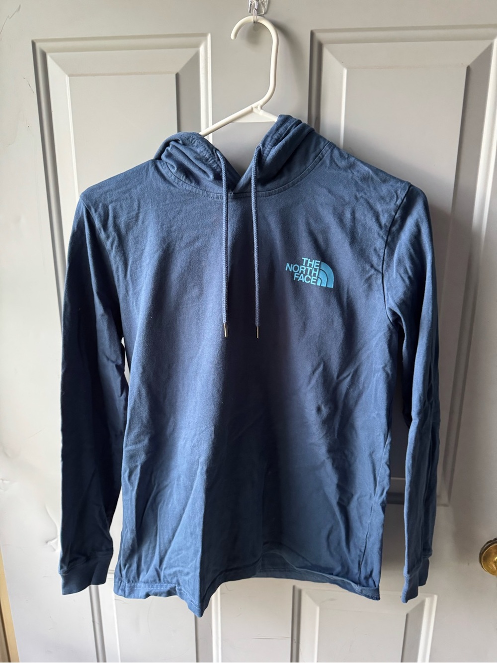 The North Face Women’s Navy Blue Pullover Hoodie with Logo